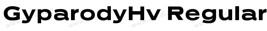 GyparodyHv Regular字体转换